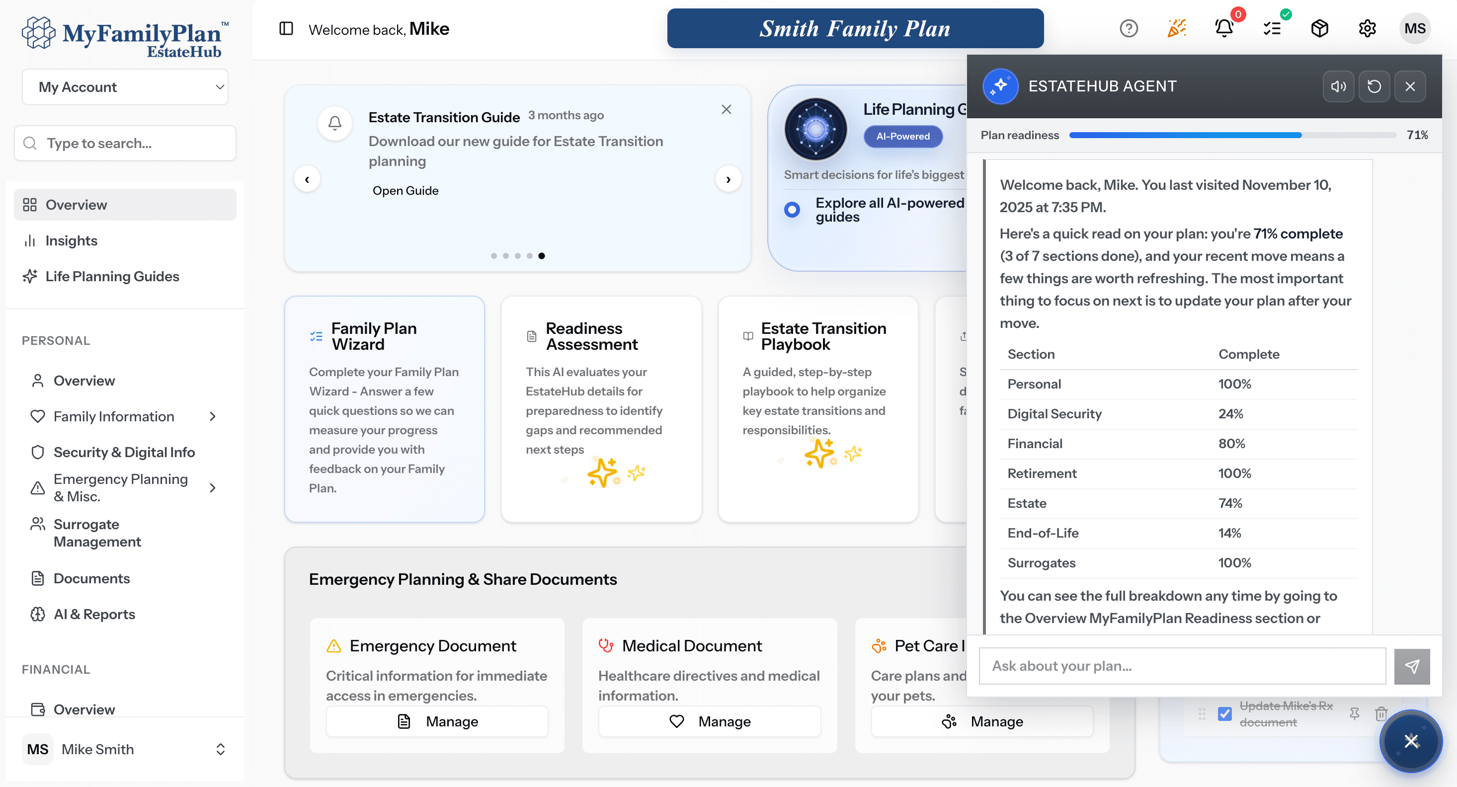 Built-in AI Guidance