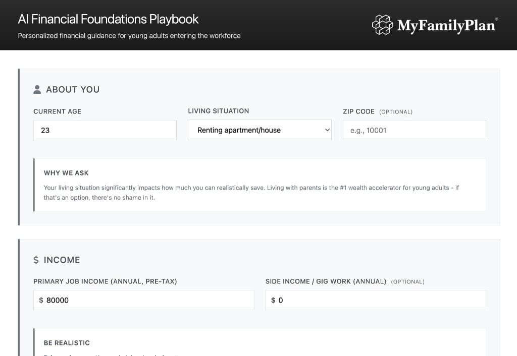 Financial Foundations Playbook